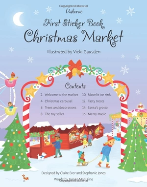 first sticker book christmas market (first sticker books) - Ảnh 5