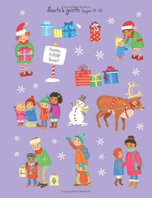first sticker book christmas market (first sticker books) - Ảnh 9