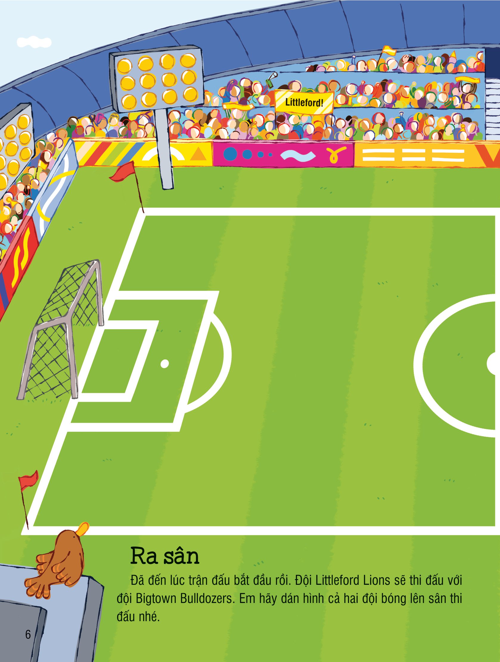 first sticker book - sách dán hình đầu đời cho bé - bóng đá - Ảnh 6