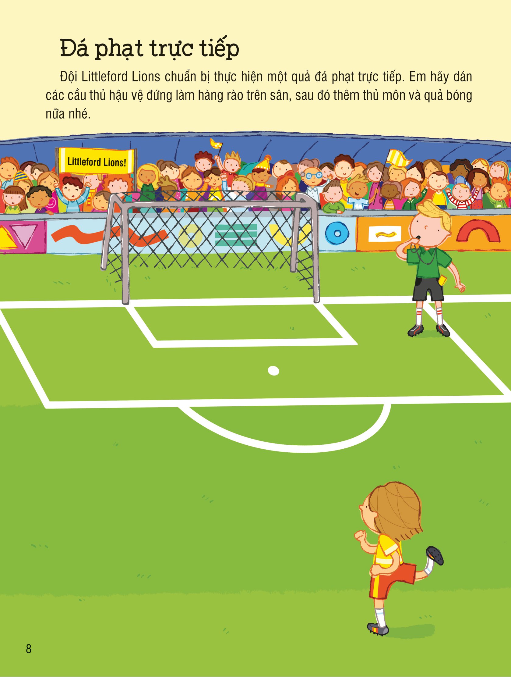 first sticker book - sách dán hình đầu đời cho bé - bóng đá - Ảnh 8