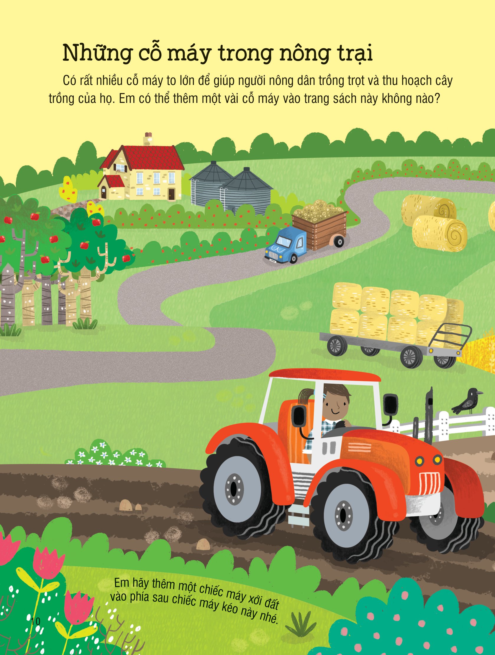 first sticker book - sách dán hình đầu đời cho bé - nông trại - Ảnh 10