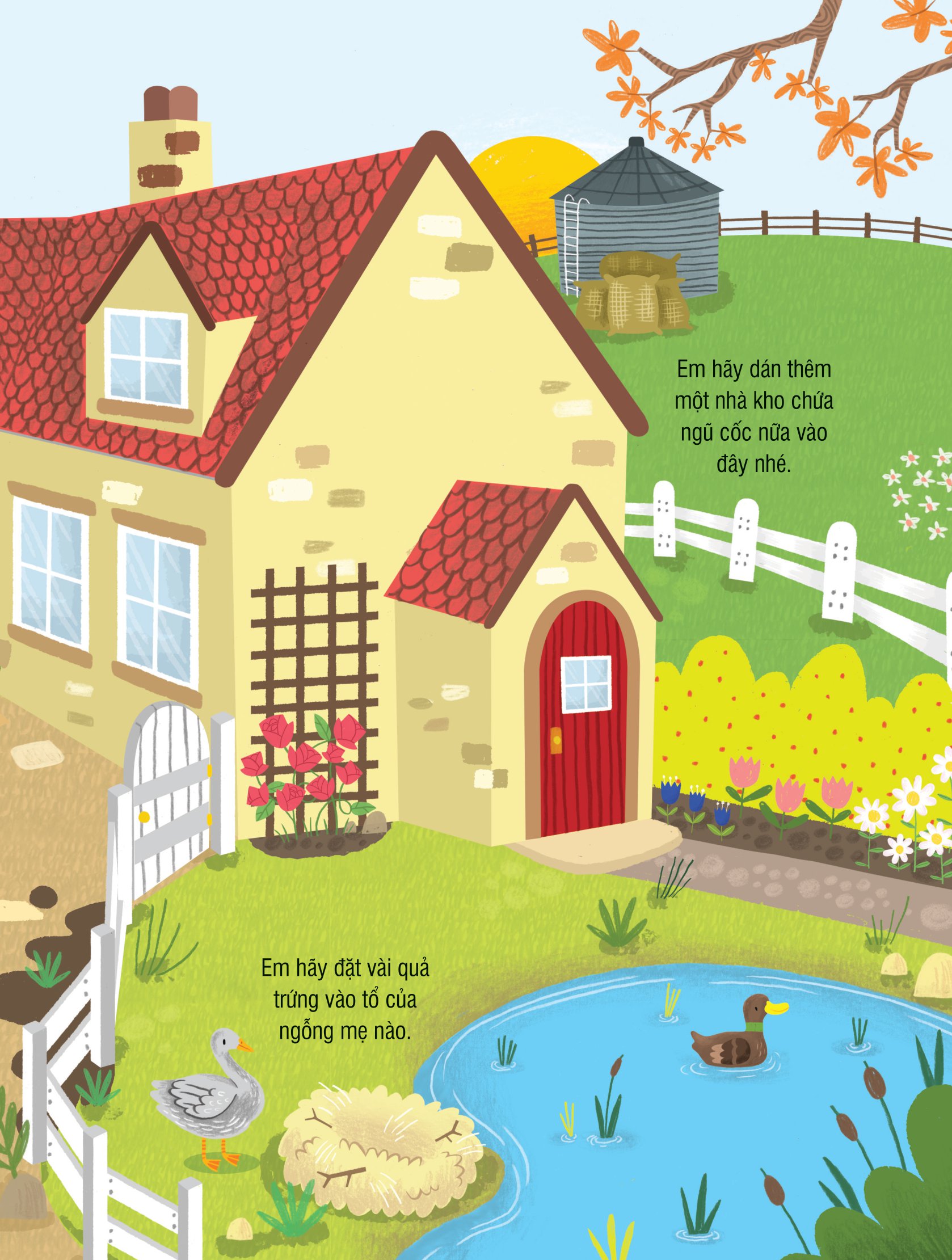 first sticker book - sách dán hình đầu đời cho bé - nông trại - Ảnh 3