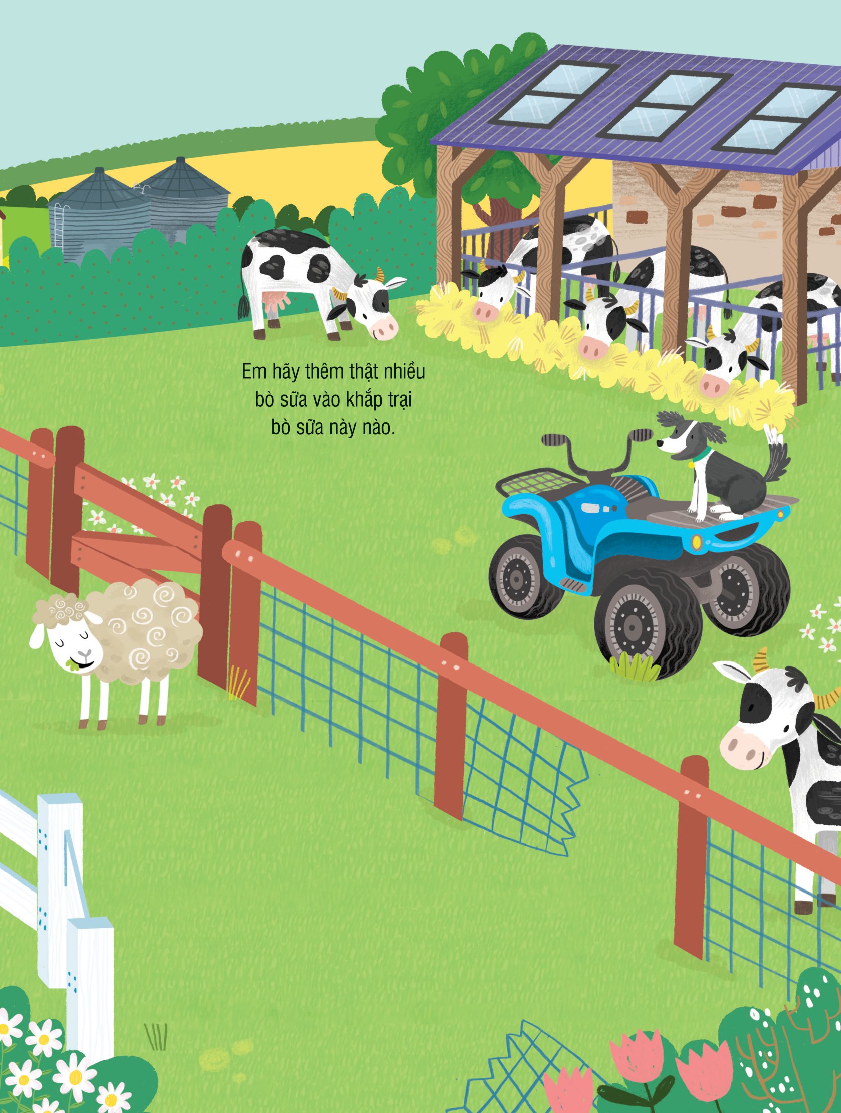 first sticker book - sách dán hình đầu đời cho bé - nông trại - Ảnh 5