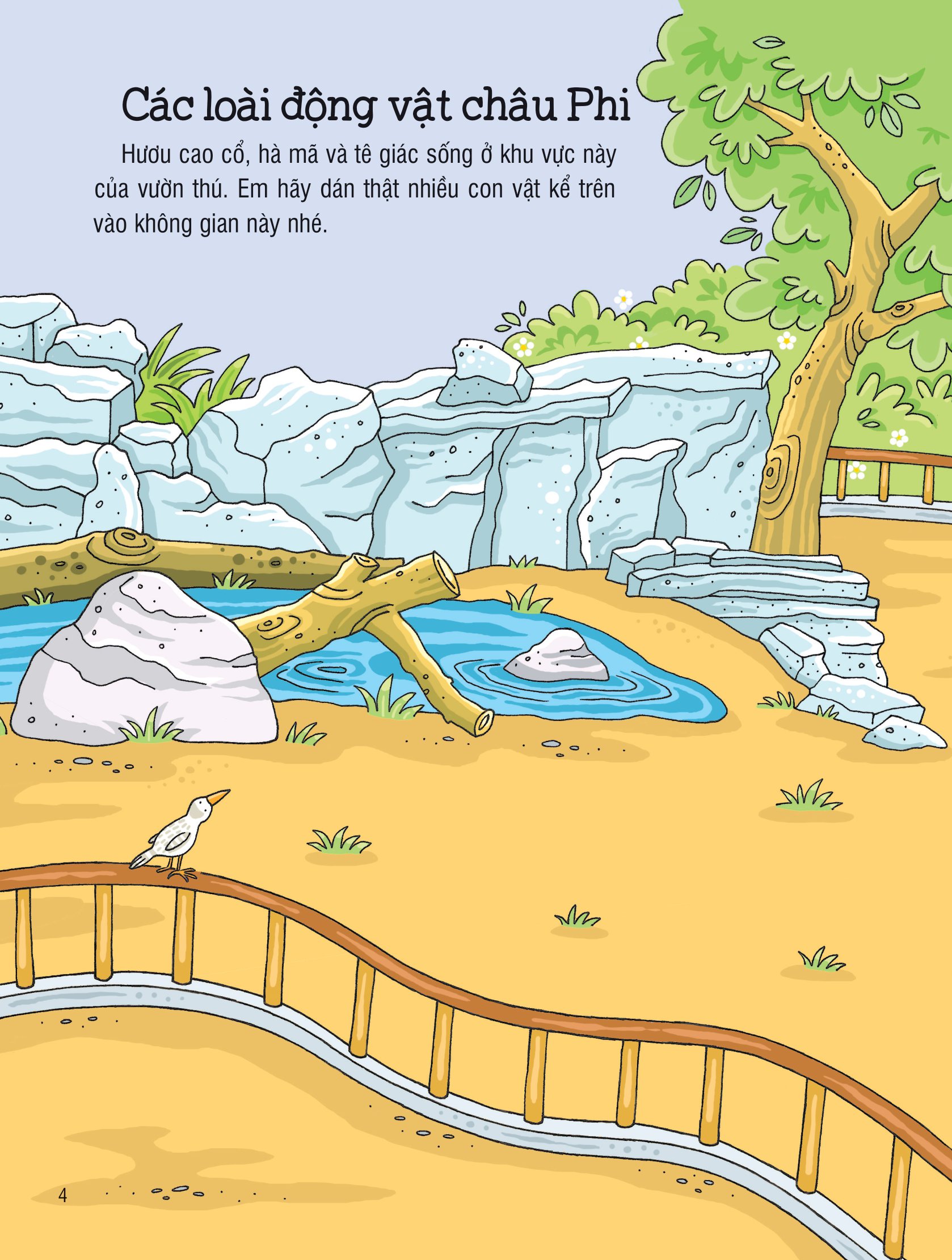 first sticker book - sách dán hình đầu đời cho bé - sở thú - Ảnh 4