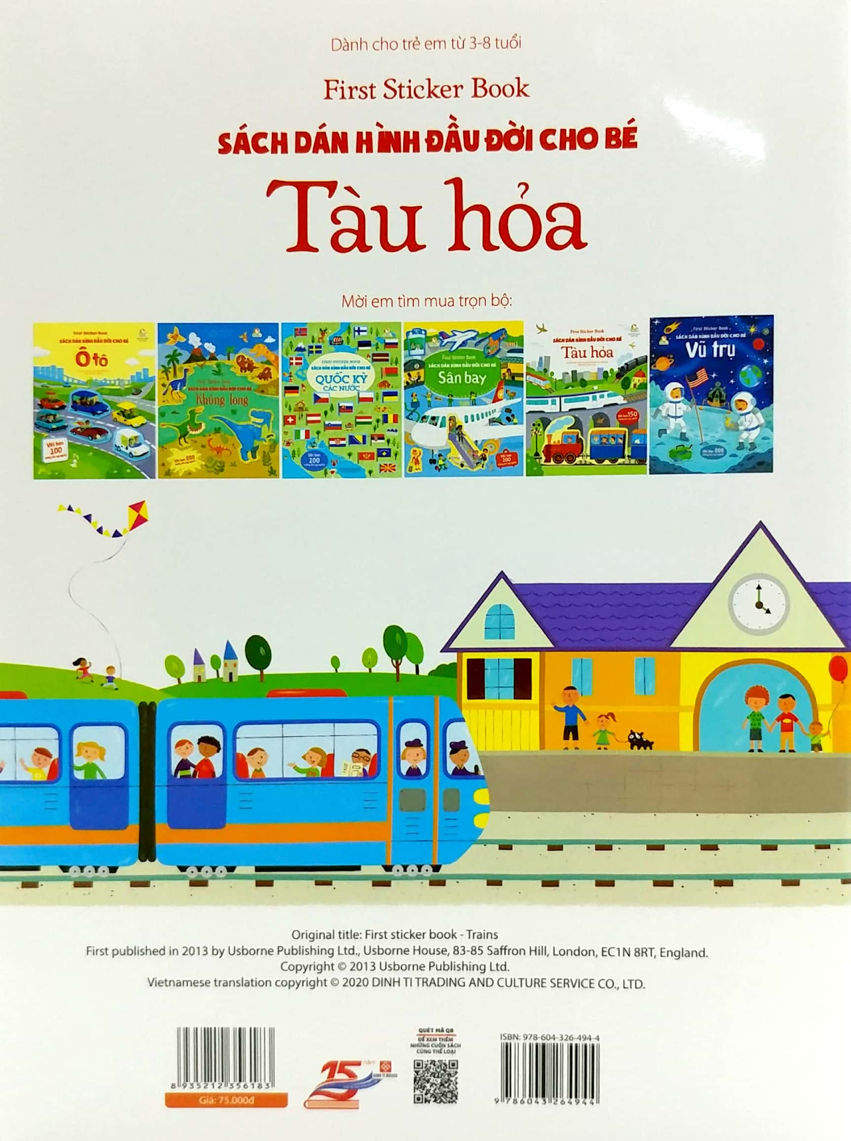 first sticker book - sách dán hình đầu đời cho bé - tàu hỏa - Ảnh 7