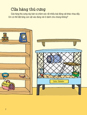 first sticker book - sách dán hình đầu đời cho bé - thú cưng - Ảnh 2