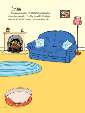 first sticker book - sách dán hình đầu đời cho bé - thú cưng - Ảnh 8