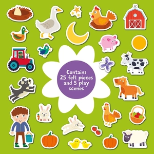 first words on the farm (play felt educational) - Ảnh 5