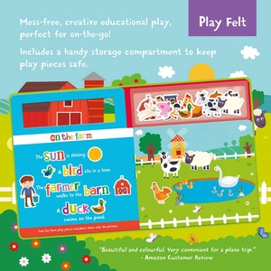 first words on the farm (play felt educational) - Ảnh 7