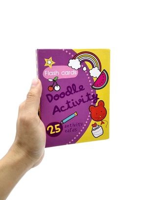 flash card - doodle activity purple (25 activity cards) - Ảnh 8