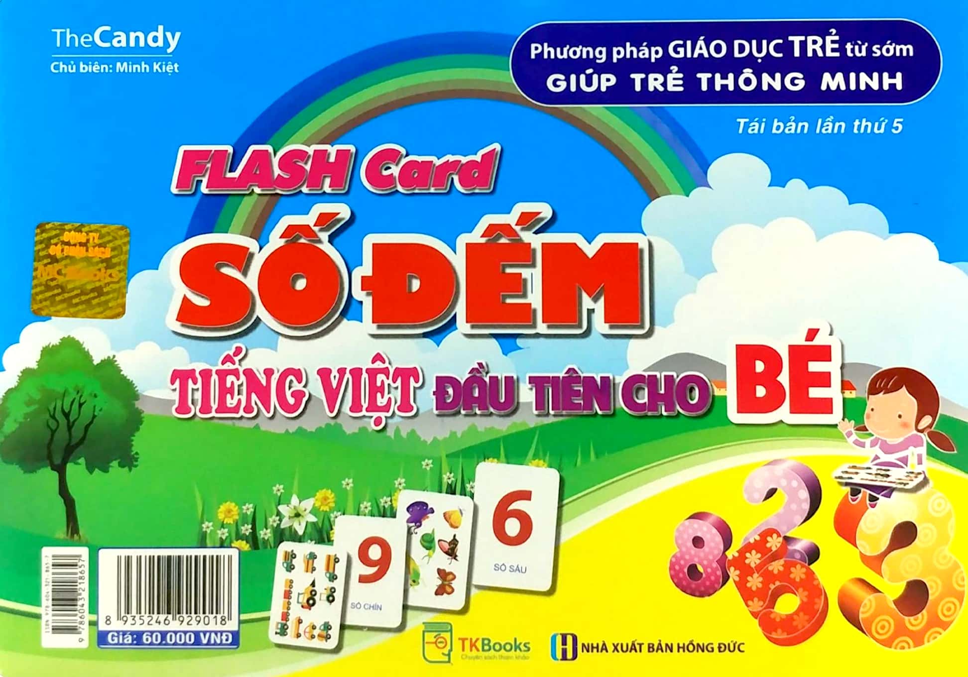 flash card - số đếm tiếng việt đầu tiên cho bé (tái bản) - Ảnh 2