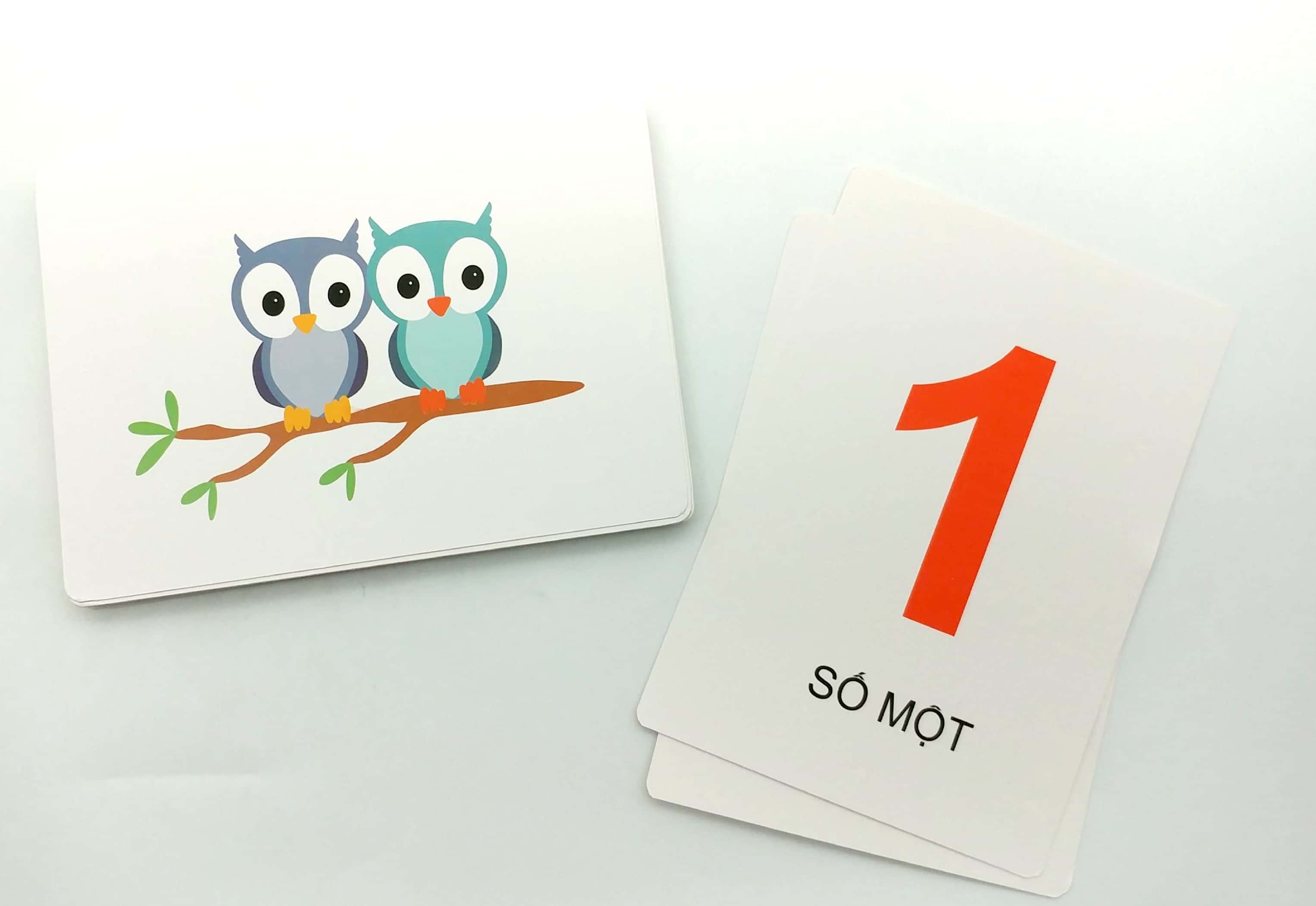 flash card - số đếm tiếng việt đầu tiên cho bé (tái bản) - Ảnh 4