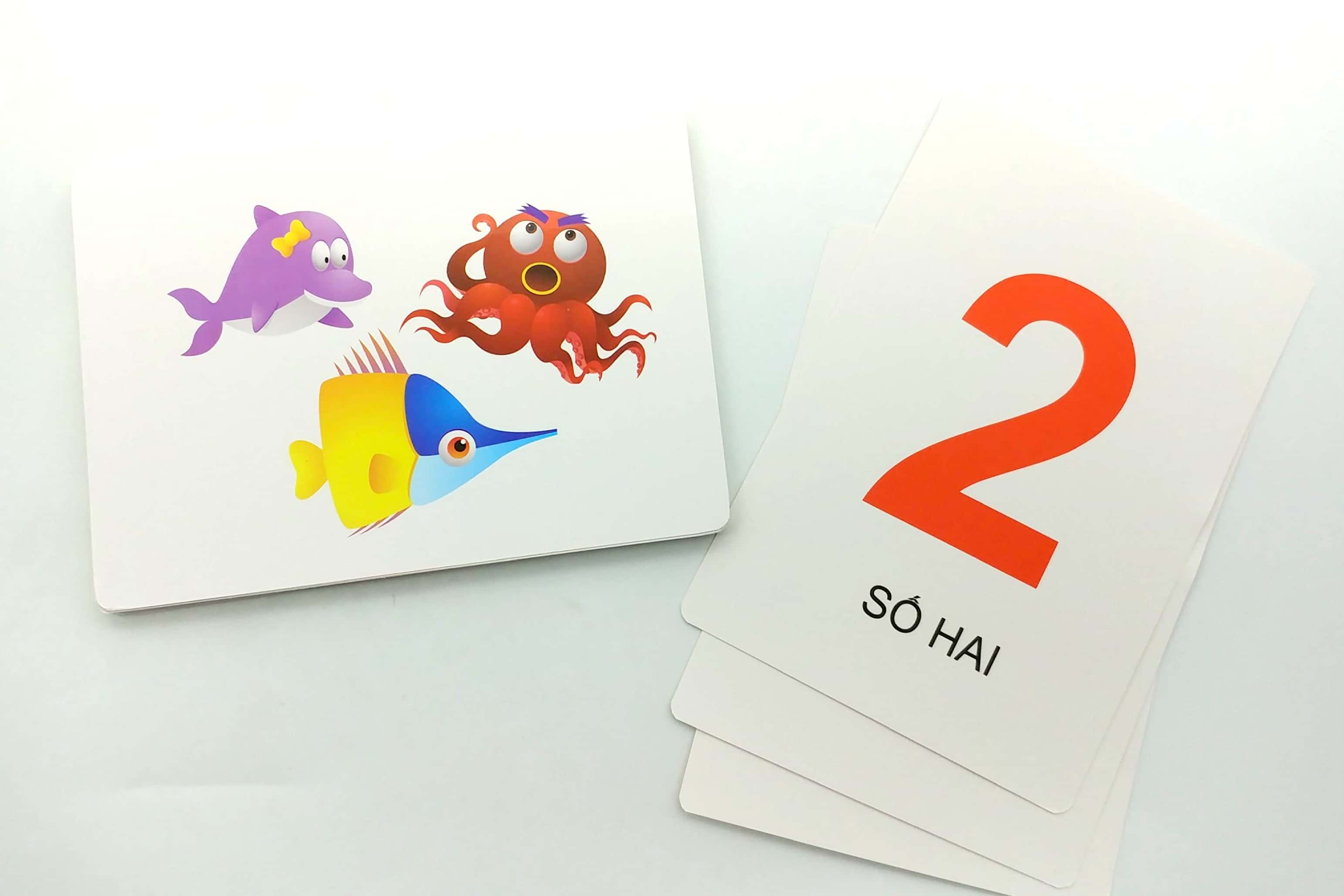flash card - số đếm tiếng việt đầu tiên cho bé (tái bản) - Ảnh 5