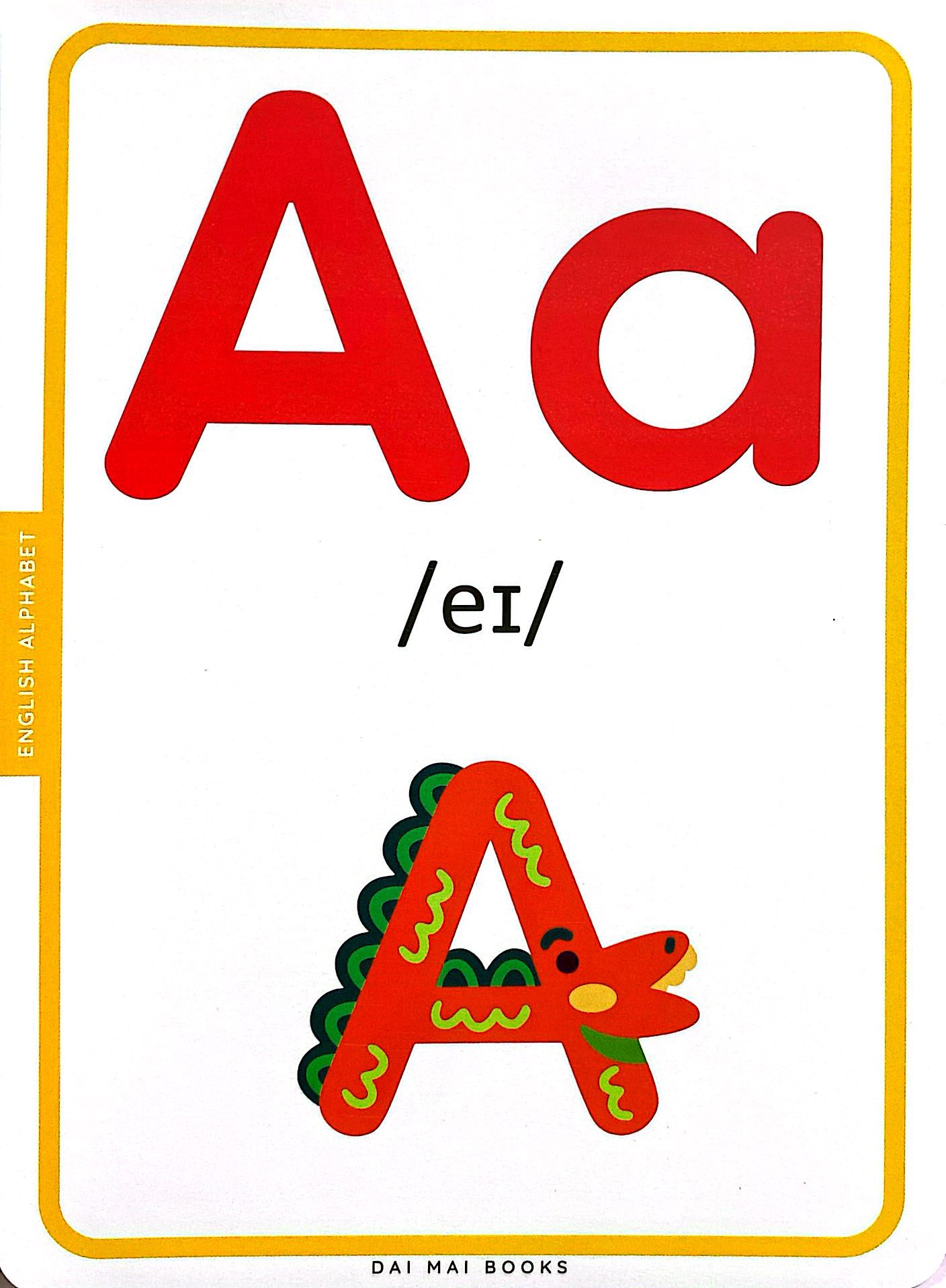 flash card - thẻ học thông minh theo phương pháp giáo dục sớm glenn doman - chữ cái tiếng anh - english alphabet - Ảnh 4