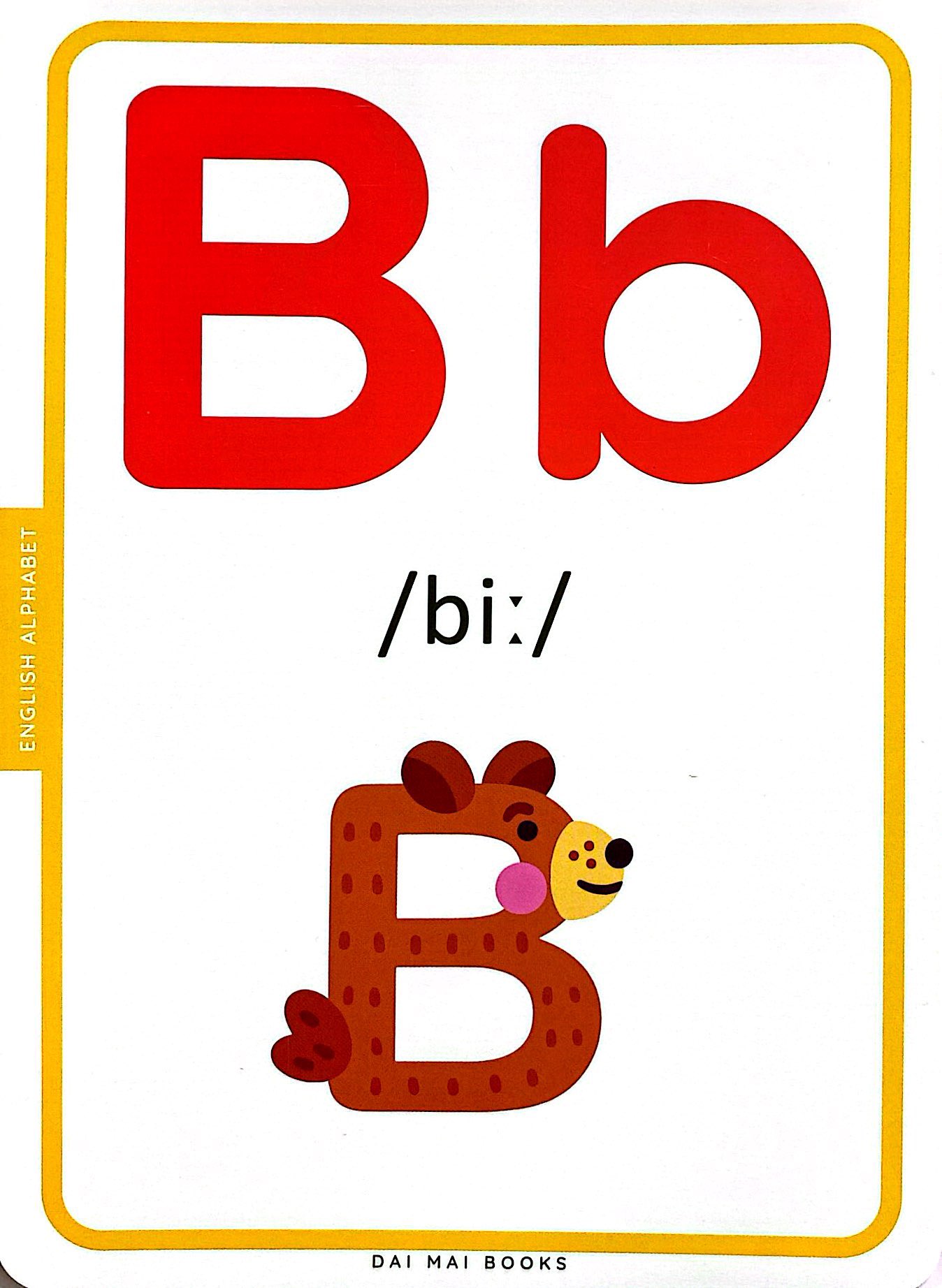 flash card - thẻ học thông minh theo phương pháp giáo dục sớm glenn doman - chữ cái tiếng anh - english alphabet - Ảnh 6