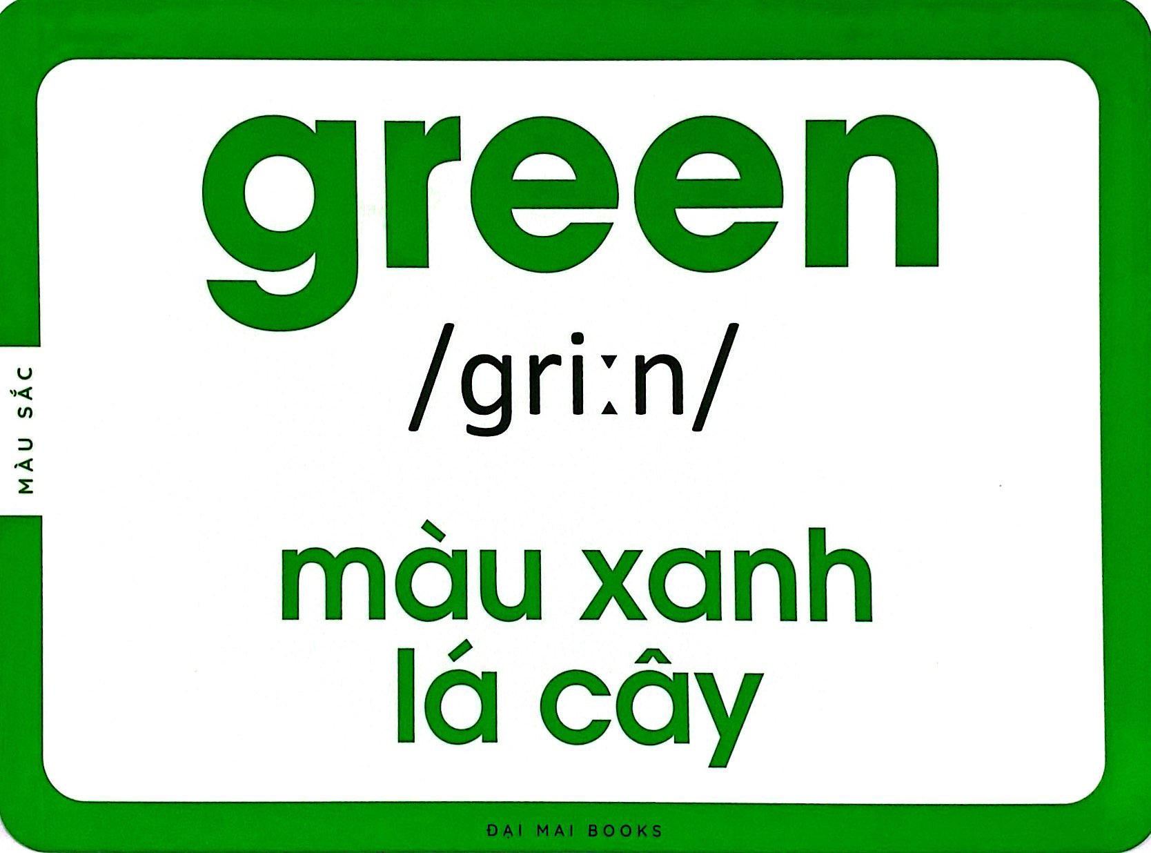 flash card - thẻ học thông minh theo phương pháp giáo dục sớm glenn doman - màu sắc và hình khối - colors and shapes - Ảnh 6