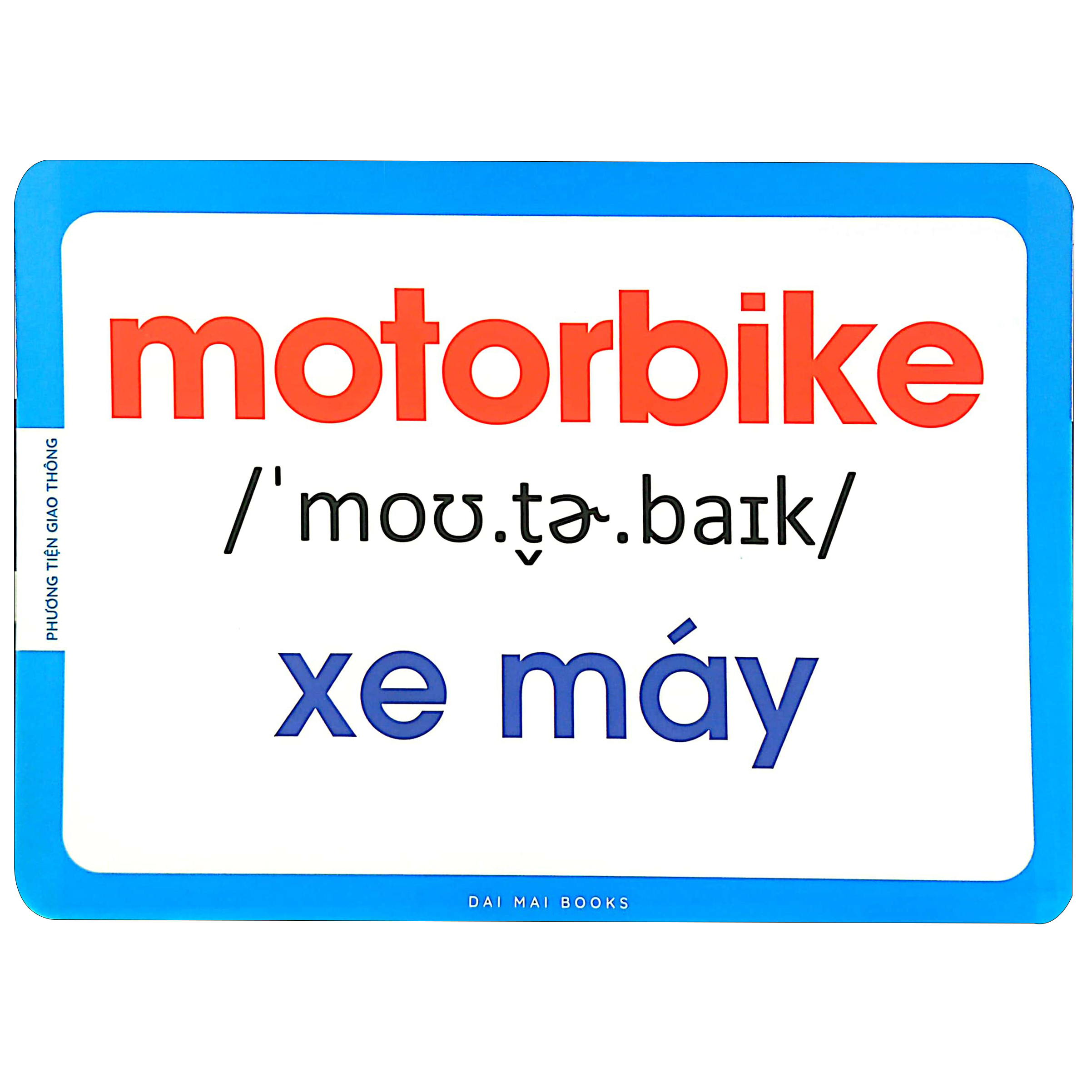 flash card - thẻ học thông minh theo phương pháp giáo dục sớm glenn doman - phương tiện giao thông - transportation - Ảnh 10