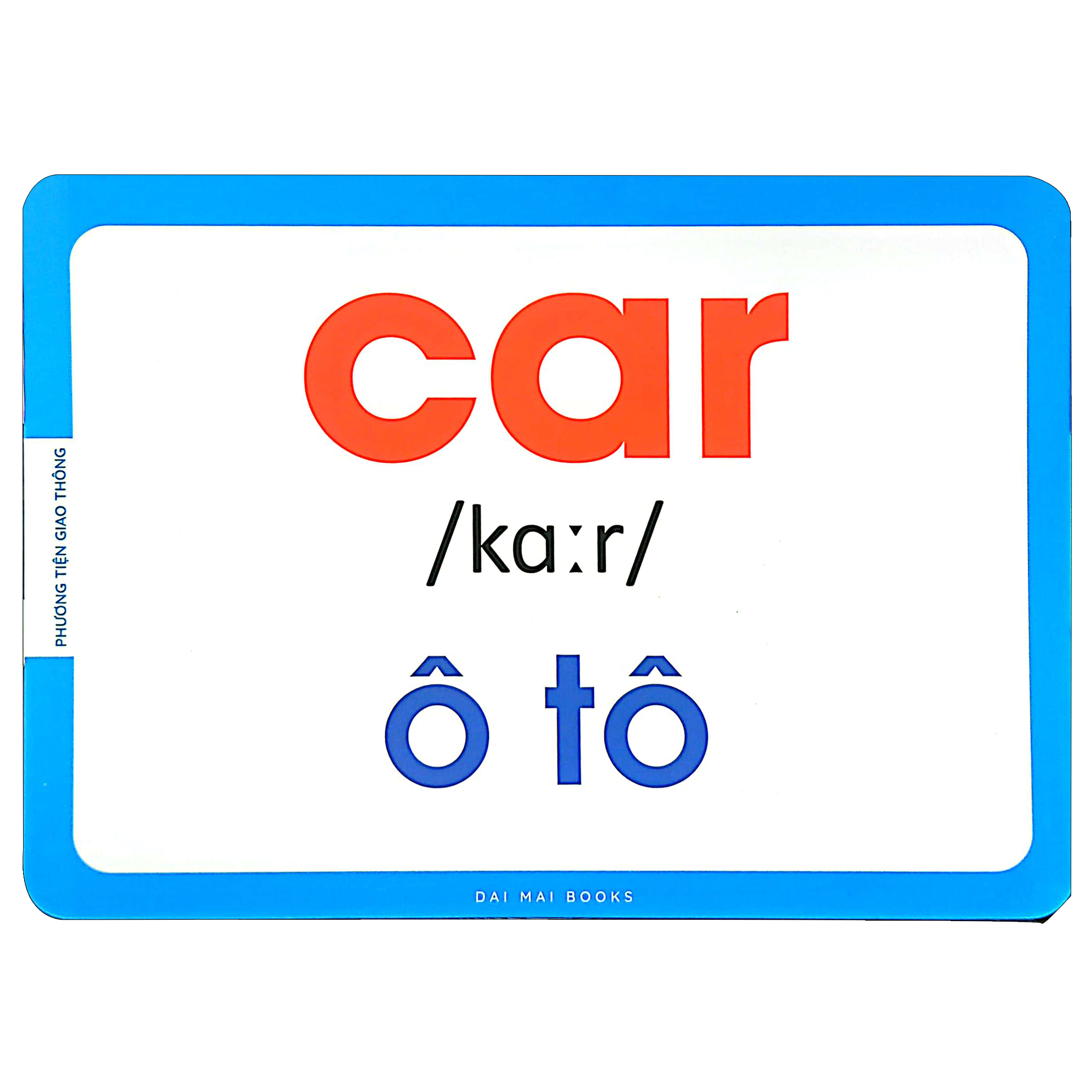 flash card - thẻ học thông minh theo phương pháp giáo dục sớm glenn doman - phương tiện giao thông - transportation - Ảnh 12