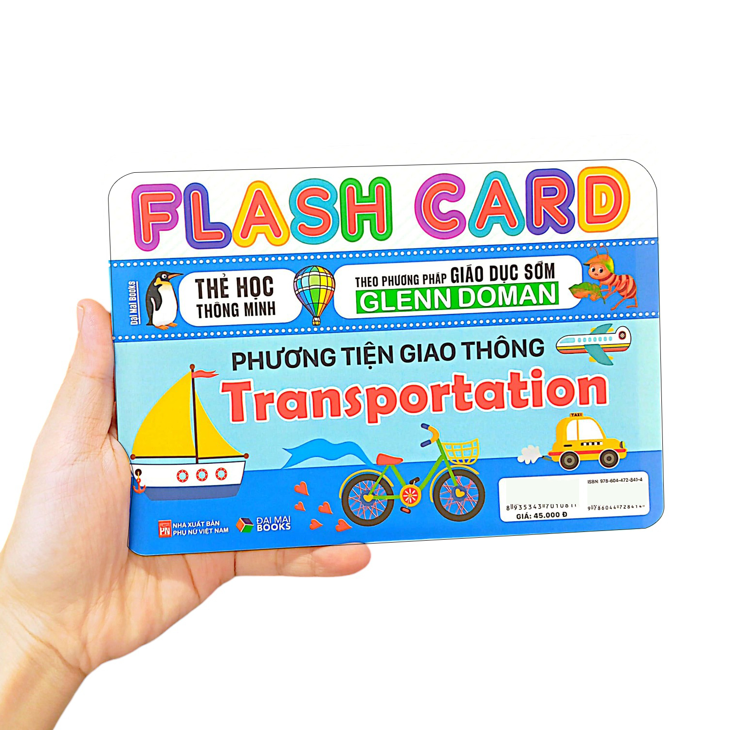 flash card - thẻ học thông minh theo phương pháp giáo dục sớm glenn doman - phương tiện giao thông - transportation - Ảnh 14