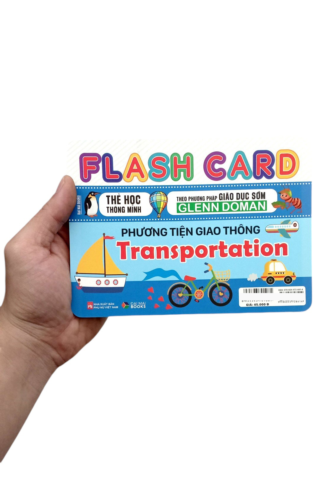 flash card - thẻ học thông minh theo phương pháp giáo dục sớm glenn doman - phương tiện giao thông - transportation - Ảnh 6