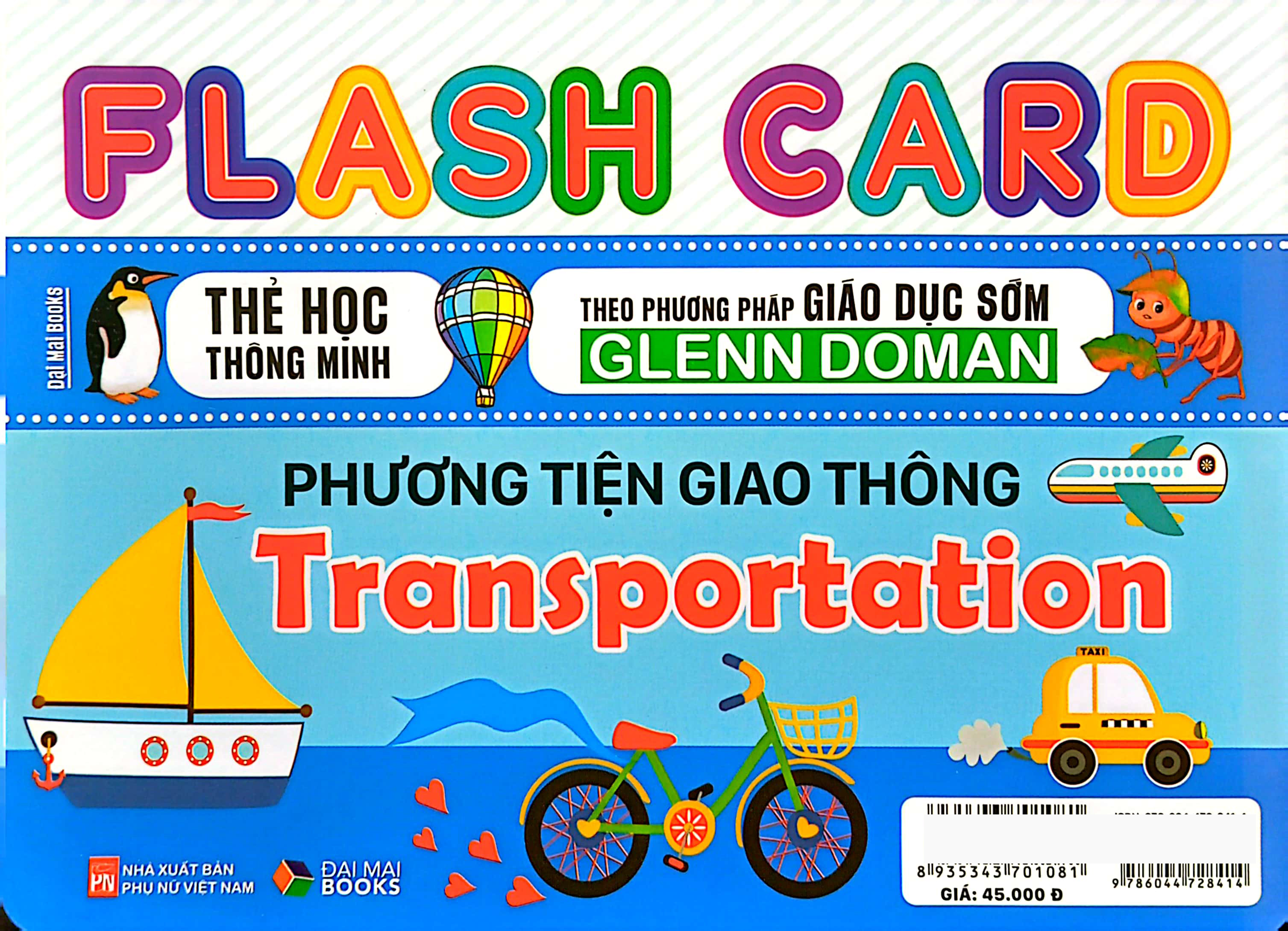 flash card - thẻ học thông minh theo phương pháp giáo dục sớm glenn doman - phương tiện giao thông - transportation - Ảnh 7