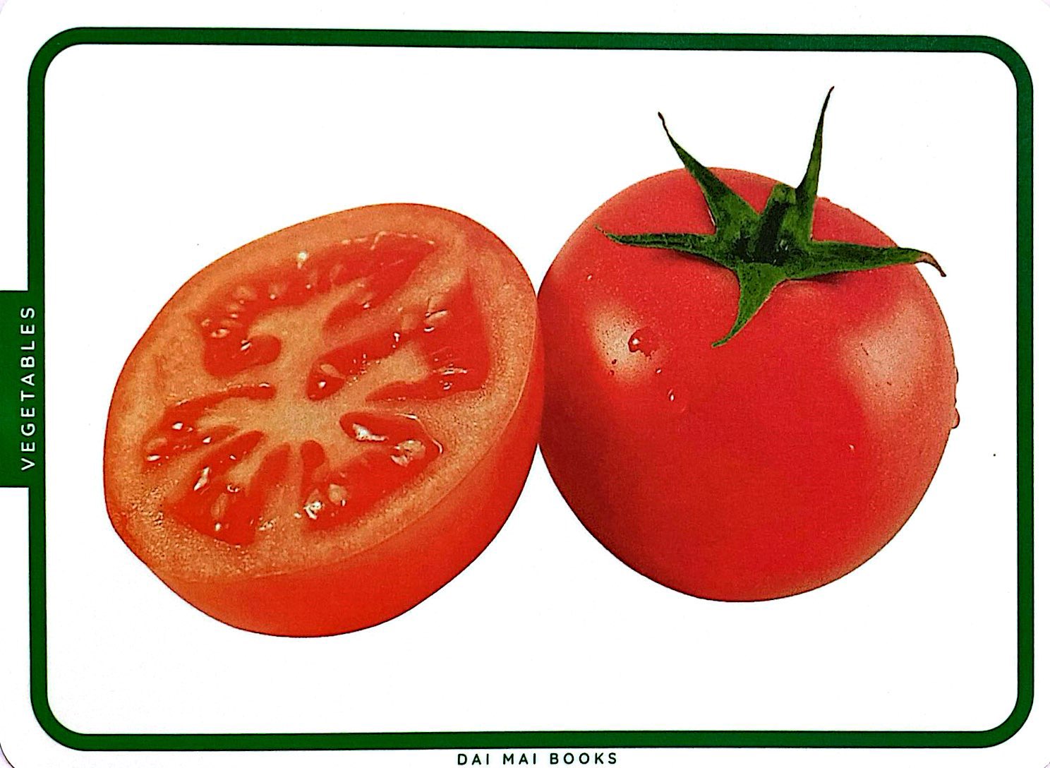flash card - thẻ học thông minh theo phương pháp giáo dục sớm glenn doman - rau củ - vegetables - Ảnh 5