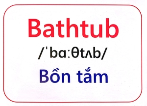 flash card thông minh - phòng tắm - Ảnh 4