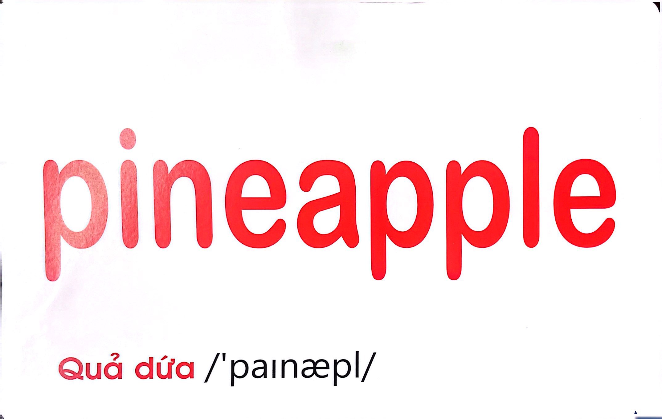 flash card tiếng anh - fruit (trái cây) (tái bản 2023) - Ảnh 7