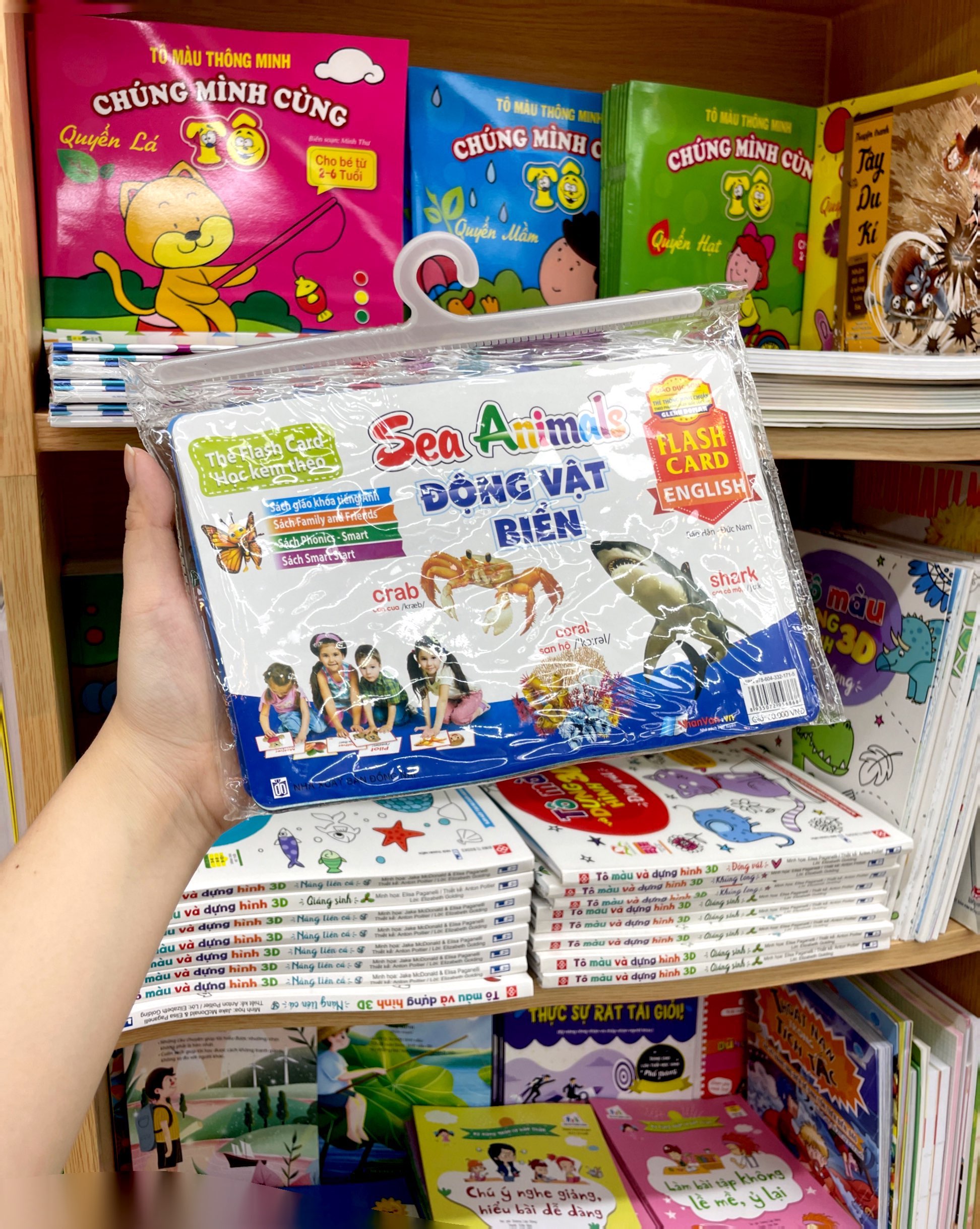 flash card tiếng anh - sea animals (động vật biển) (tái bản 2023) - Ảnh 10