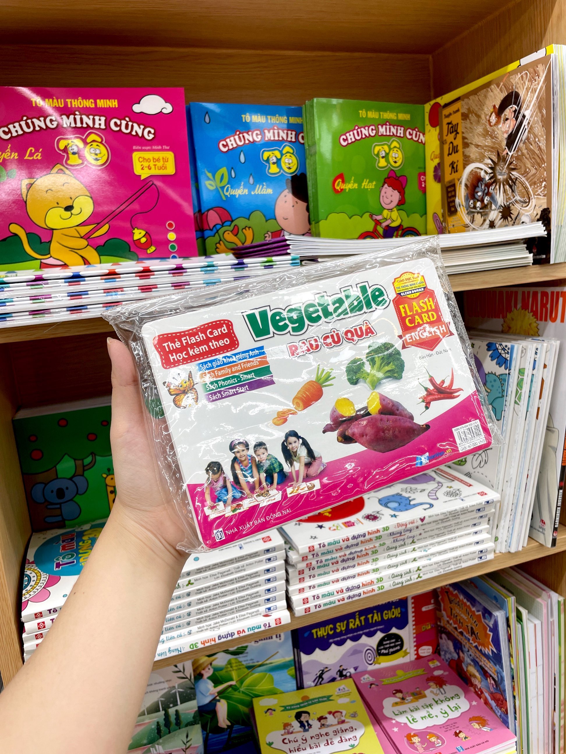 flash card tiếng anh - vegetable (rau củ quả) (tái bản 2023) - Ảnh 10