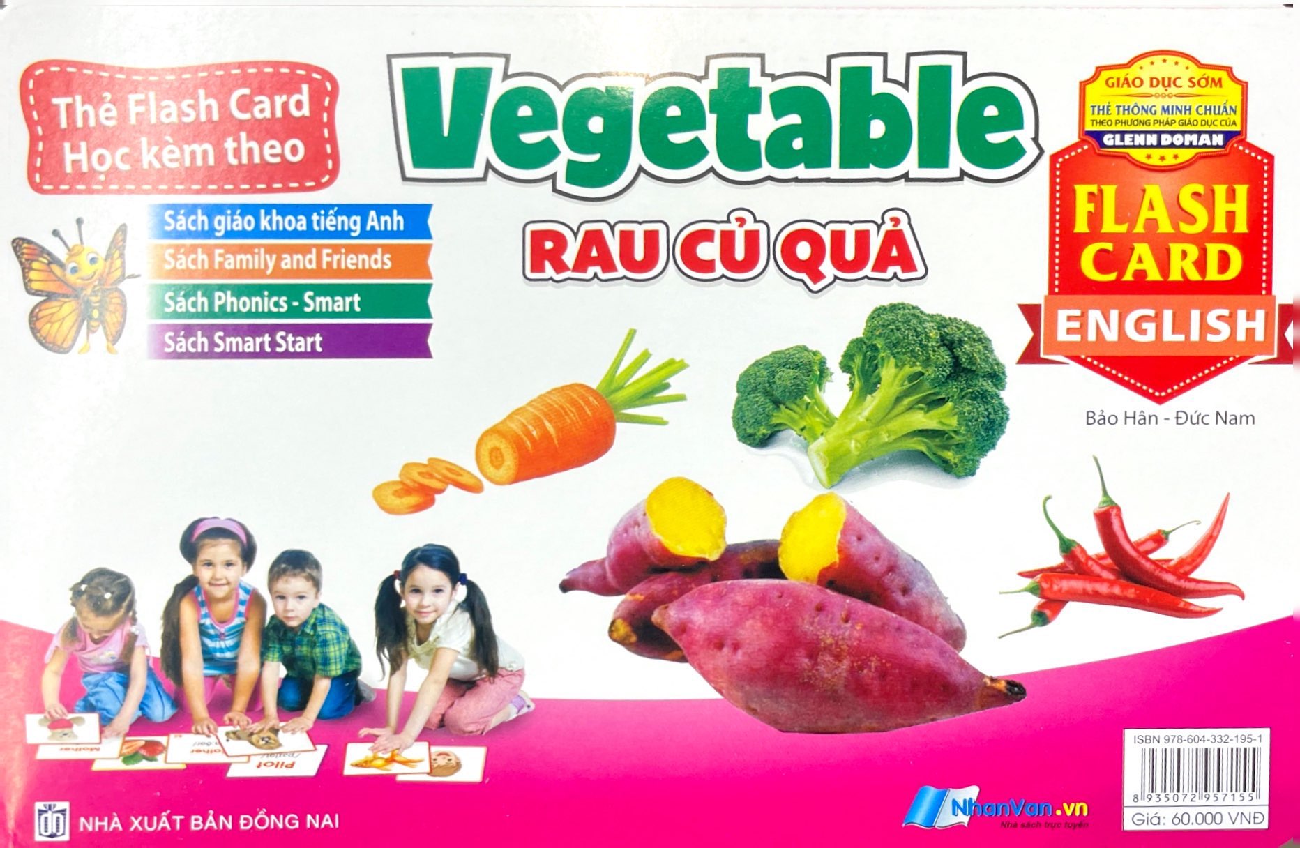 flash card tiếng anh - vegetable (rau củ quả) (tái bản 2023) - Ảnh 2