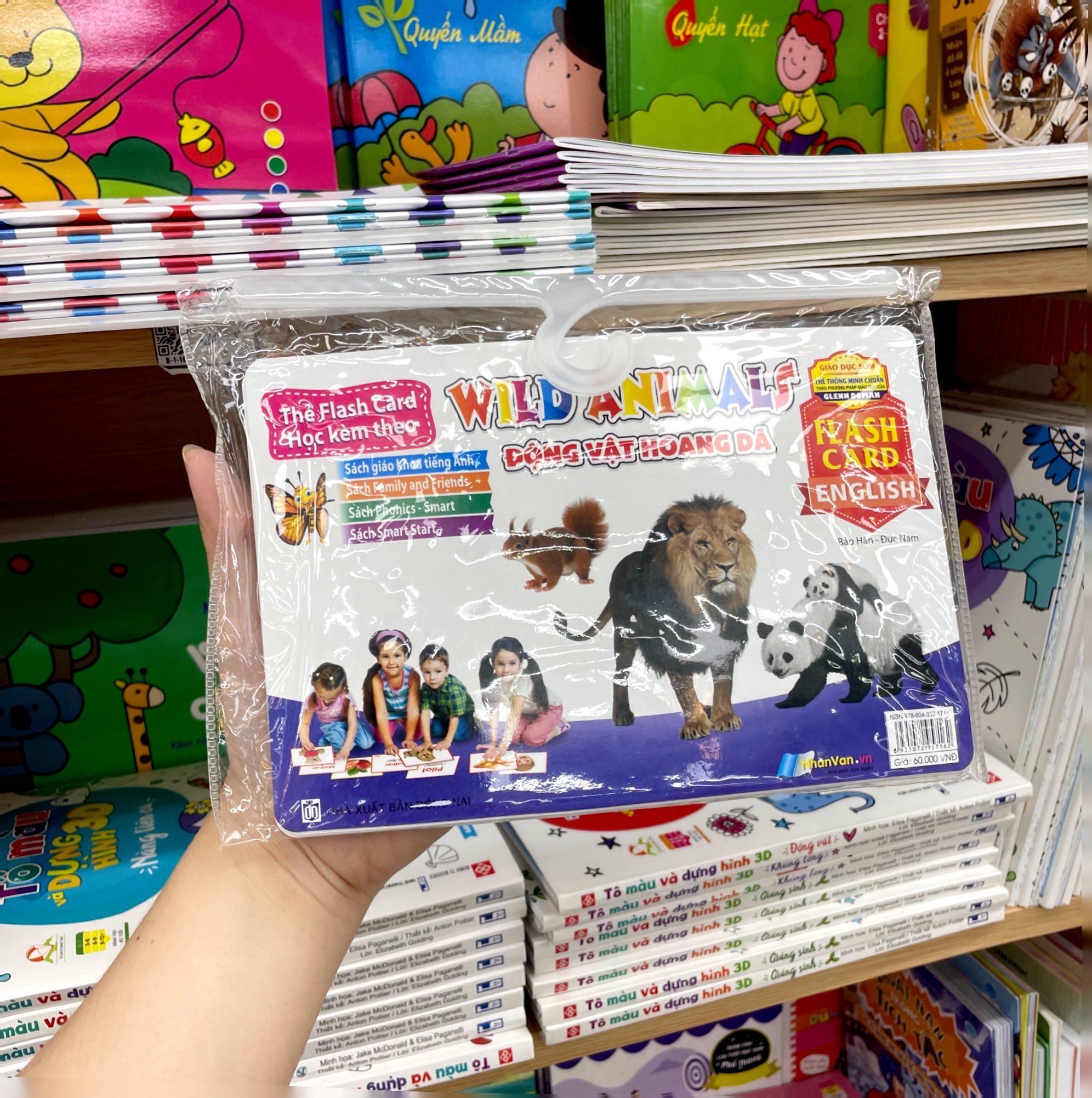 flash card tiếng anh - wild animals (động vật hoang dã) (tái bản 2023) - Ảnh 10