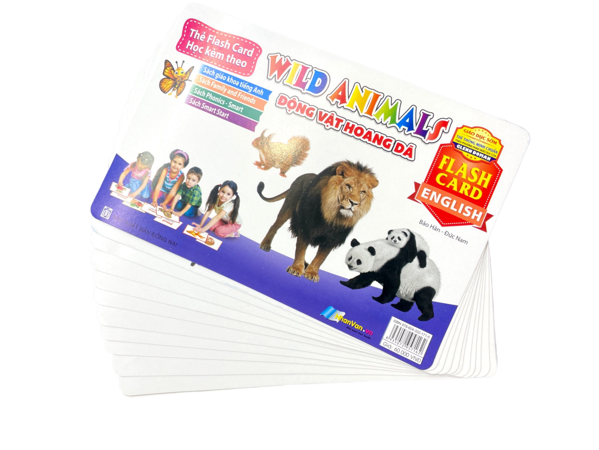 flash card tiếng anh - wild animals (động vật hoang dã) (tái bản 2023) - Ảnh 9