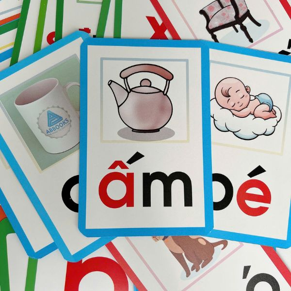Flashcard - Bộ Thẻ Học Ghép Vần Tiếng Việt - Chữ Cái-Chữ Ghép Và Dấu Thanh (Tái Bản 2025) - Ảnh 5
