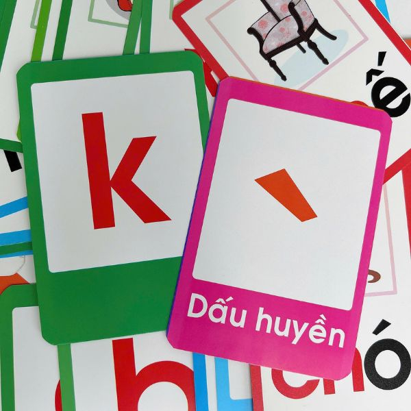 Flashcard - Bộ Thẻ Học Ghép Vần Tiếng Việt - Chữ Cái-Chữ Ghép Và Dấu Thanh (Tái Bản 2025) - Ảnh 8