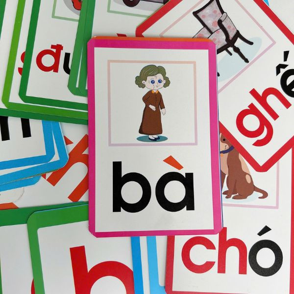 Flashcard - Bộ Thẻ Học Ghép Vần Tiếng Việt - Chữ Cái-Chữ Ghép Và Dấu Thanh (Tái Bản 2025) - Ảnh 9