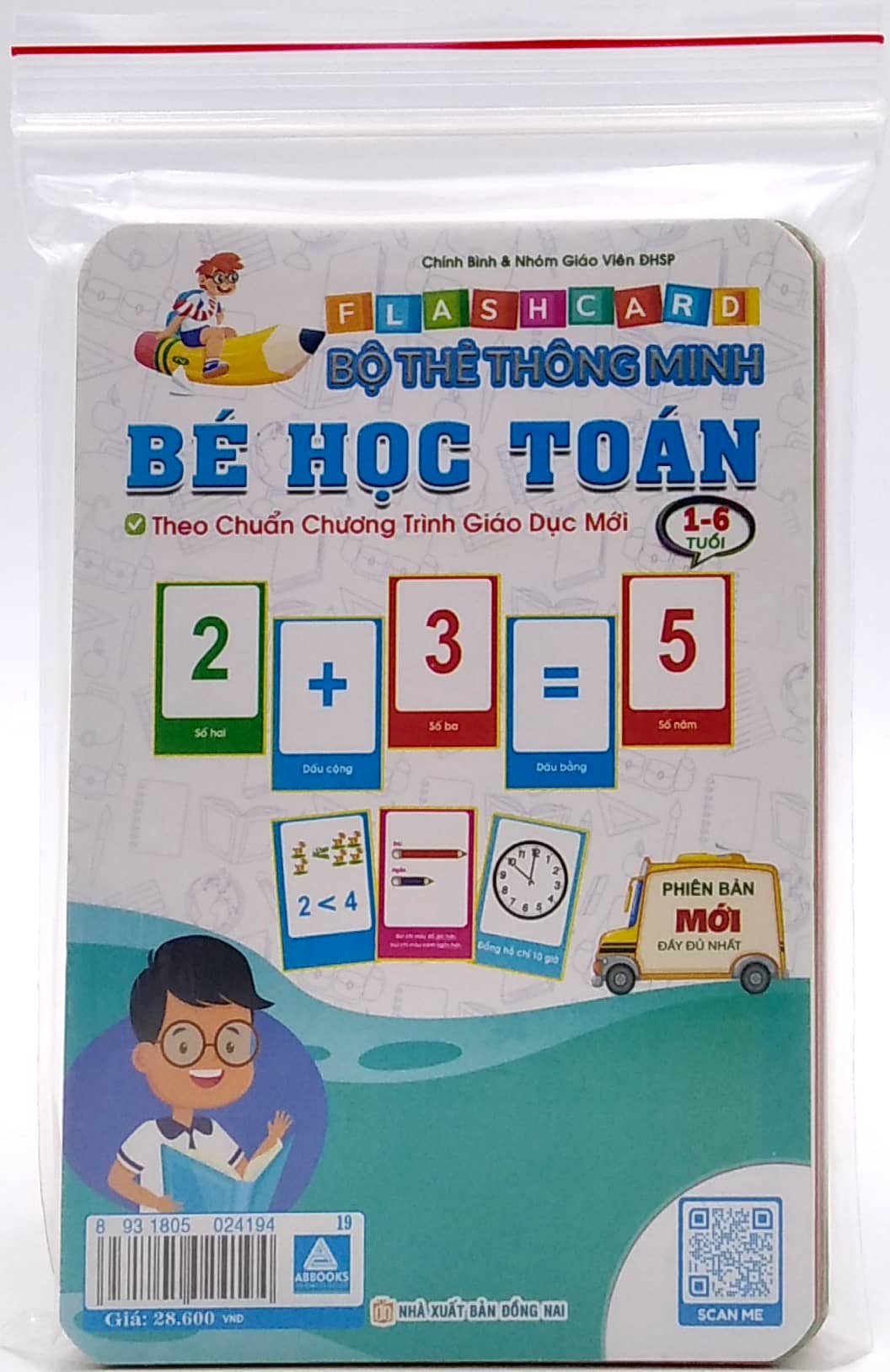 Flashcard - Bo The Thong Minh - Be Hoc Toan (1-6 Tuoi) - Ảnh 2