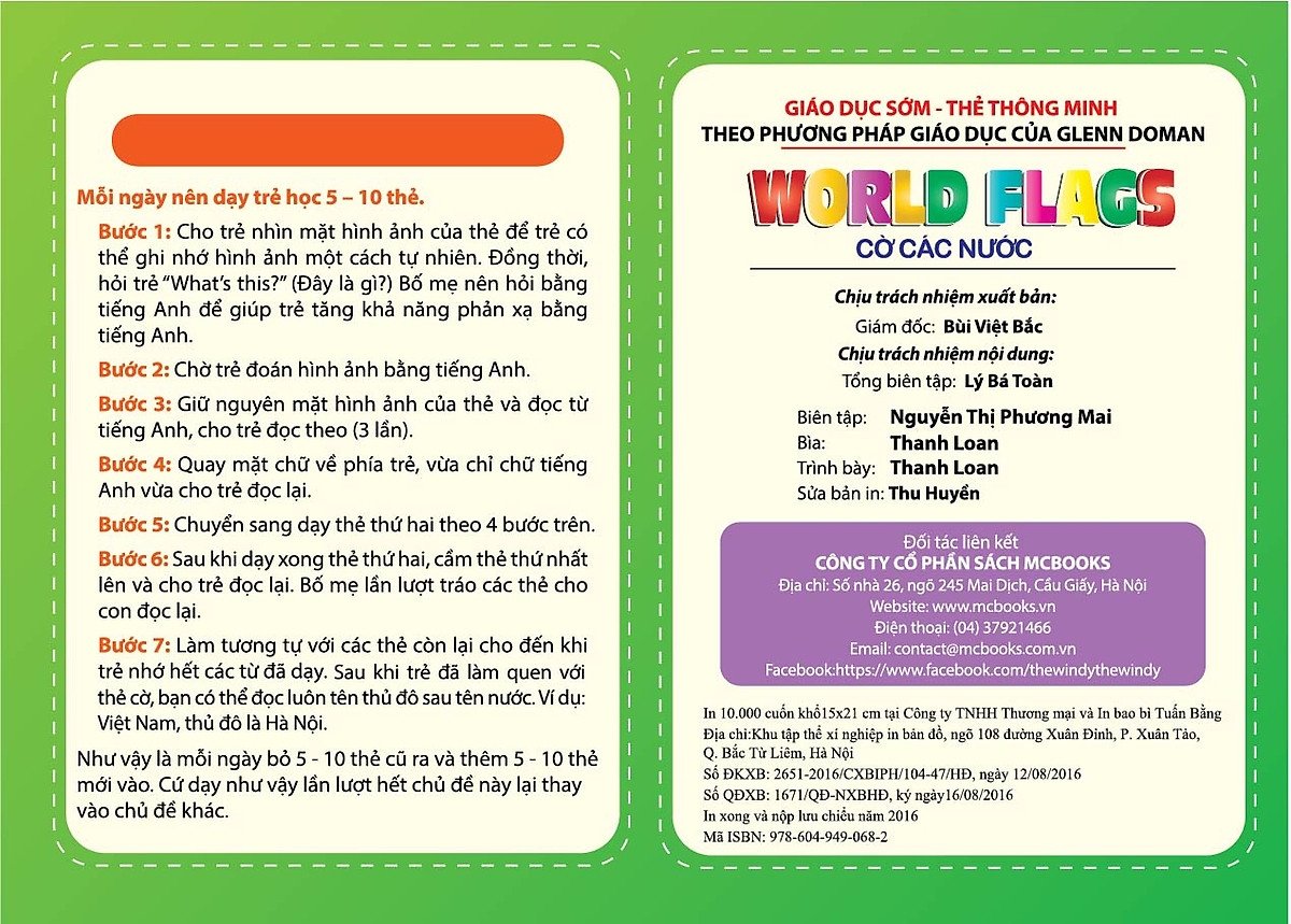 flashcard dạy trẻ theo phương pháp glenn doman - cờ các quốc gia trên thế giới - Ảnh 3