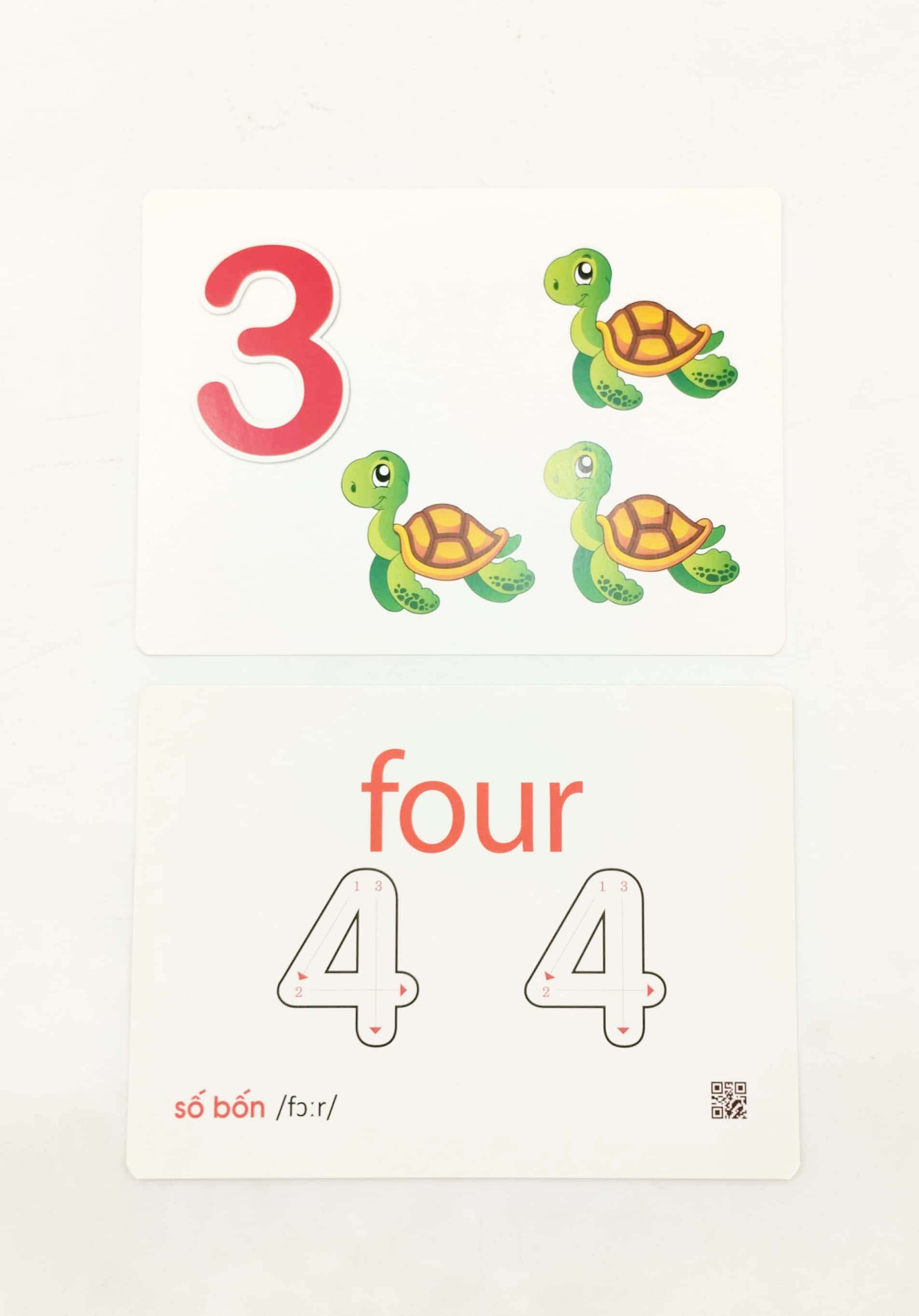 flashcard dạy trẻ theo phương pháp glenn doman - số đếm - Ảnh 5