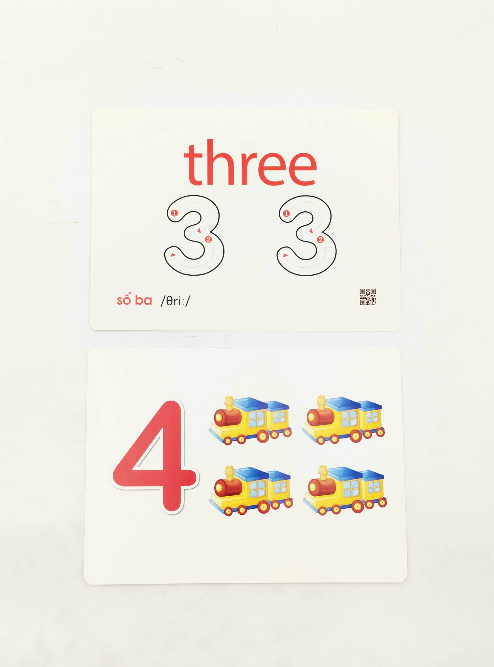 flashcard dạy trẻ theo phương pháp glenn doman - số đếm - Ảnh 6