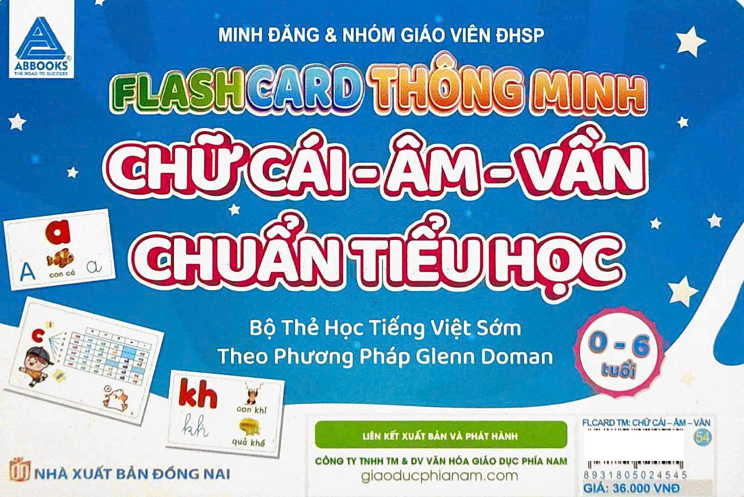 Flashcard Thong Minh - Chu Cai-Am-Van Chuan Tieu Hoc - Bo The Hoc Tieng Viet Som Theo Phuong Phap Glenn Doman - Ảnh 2