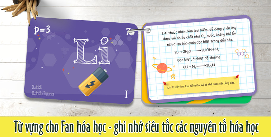 flashcard vui học hóa: nguyên tố - hợp chất hóa học - Ảnh 27