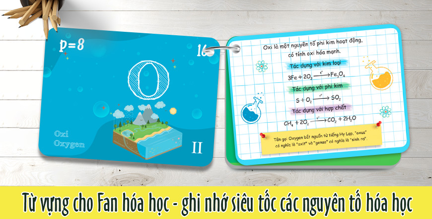 flashcard vui học hóa: nguyên tố - hợp chất hóa học - Ảnh 29