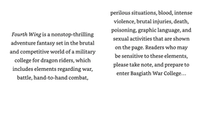 fourth wing (international edition) - Ảnh 3