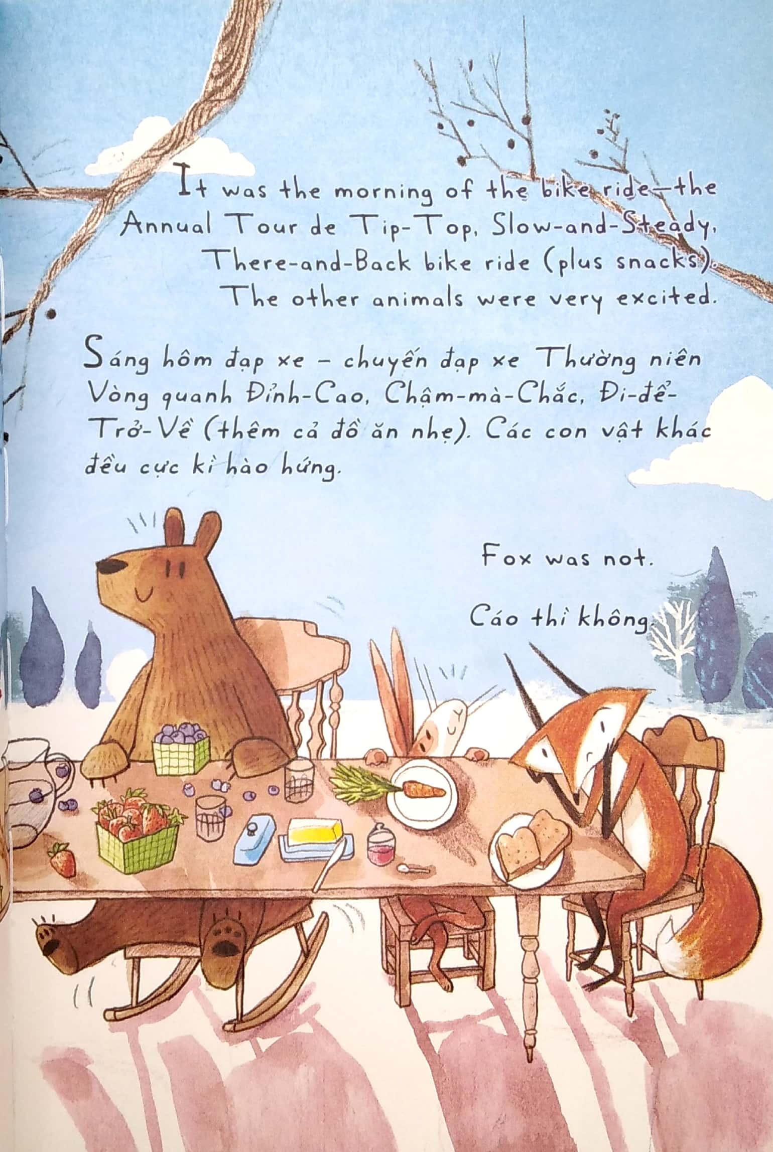 Fox And The Bike Ride - Cáo Đạp Xe (Tái Bản 2025) - Ảnh 3
