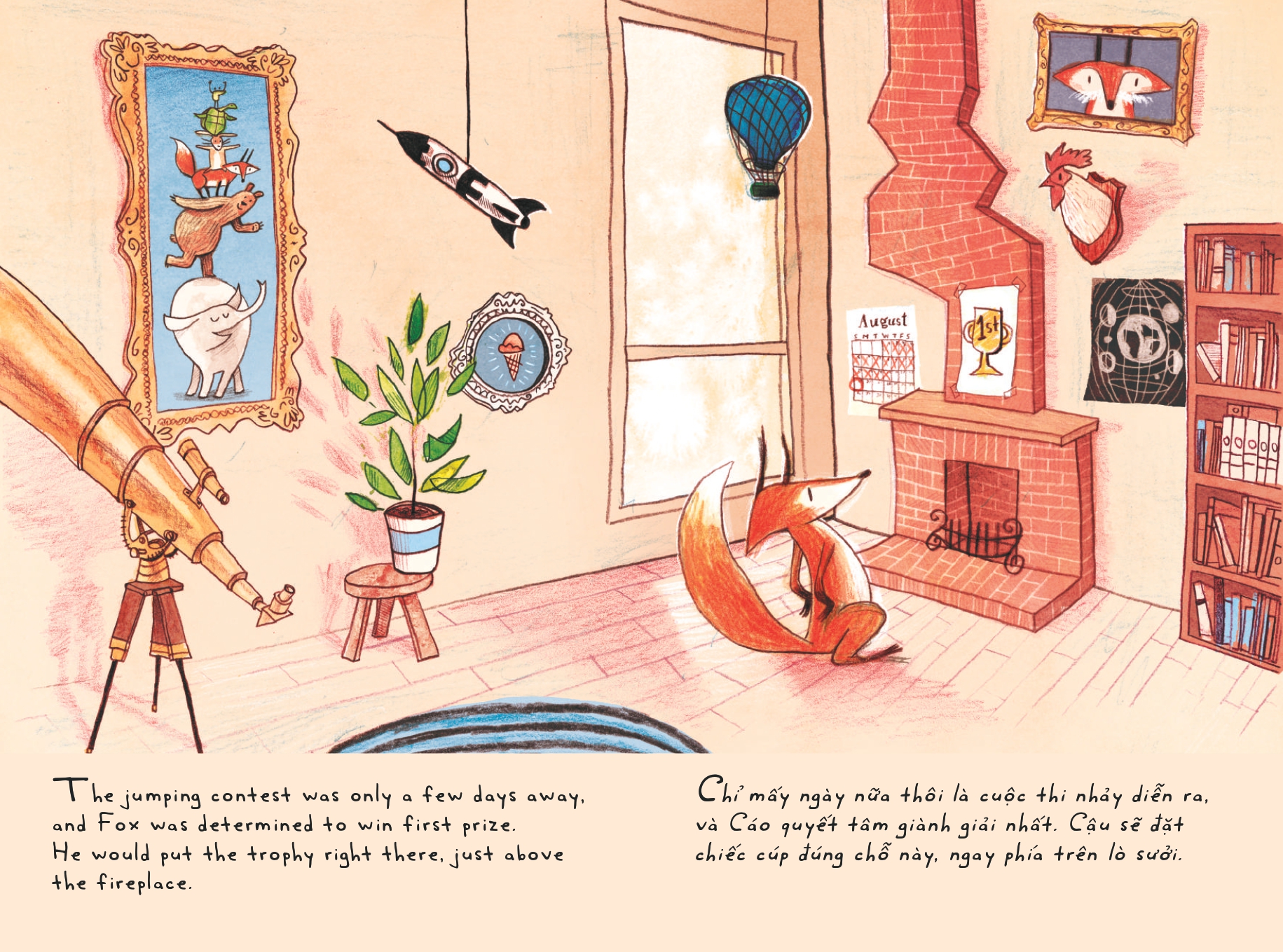 Fox And The Jumping Contest - Cáo Thi Nhảy (Tái Bản 2025) - Ảnh 2