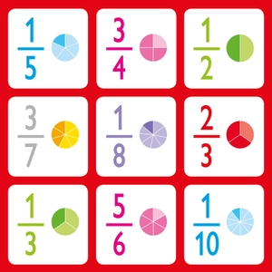 fractions matching games and book - Ảnh 5