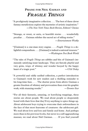 fragile things: short fictions and wonders - Ảnh 2