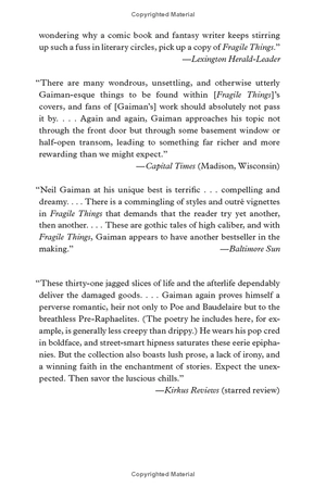 fragile things: short fictions and wonders - Ảnh 3