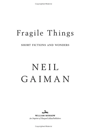 fragile things: short fictions and wonders - Ảnh 7